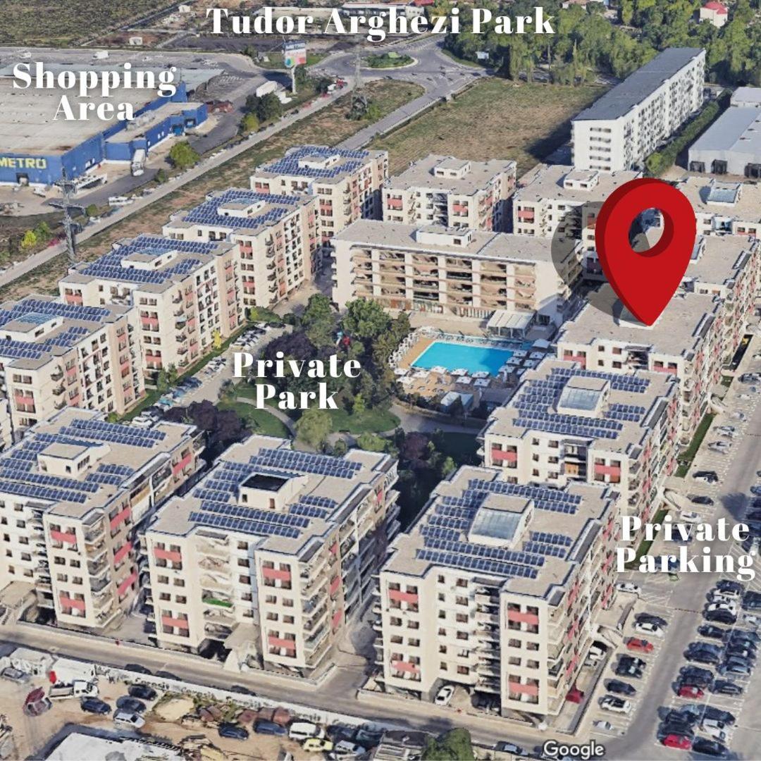 Apartment Solar D3, Private Parking, One Bedroom Bucharest Luaran gambar